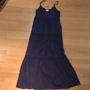 Indigo maxi dress